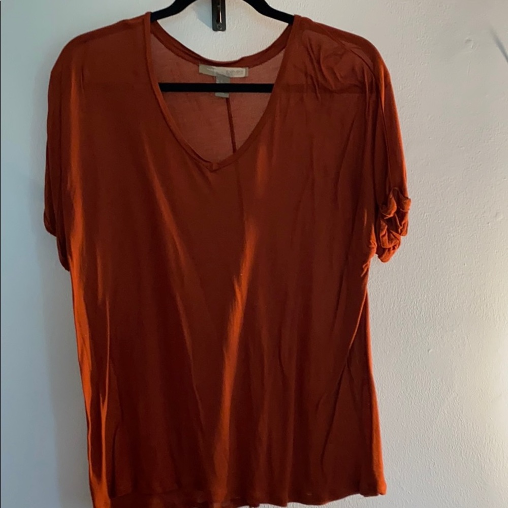 forever 21 v-neck short sleeve shirt